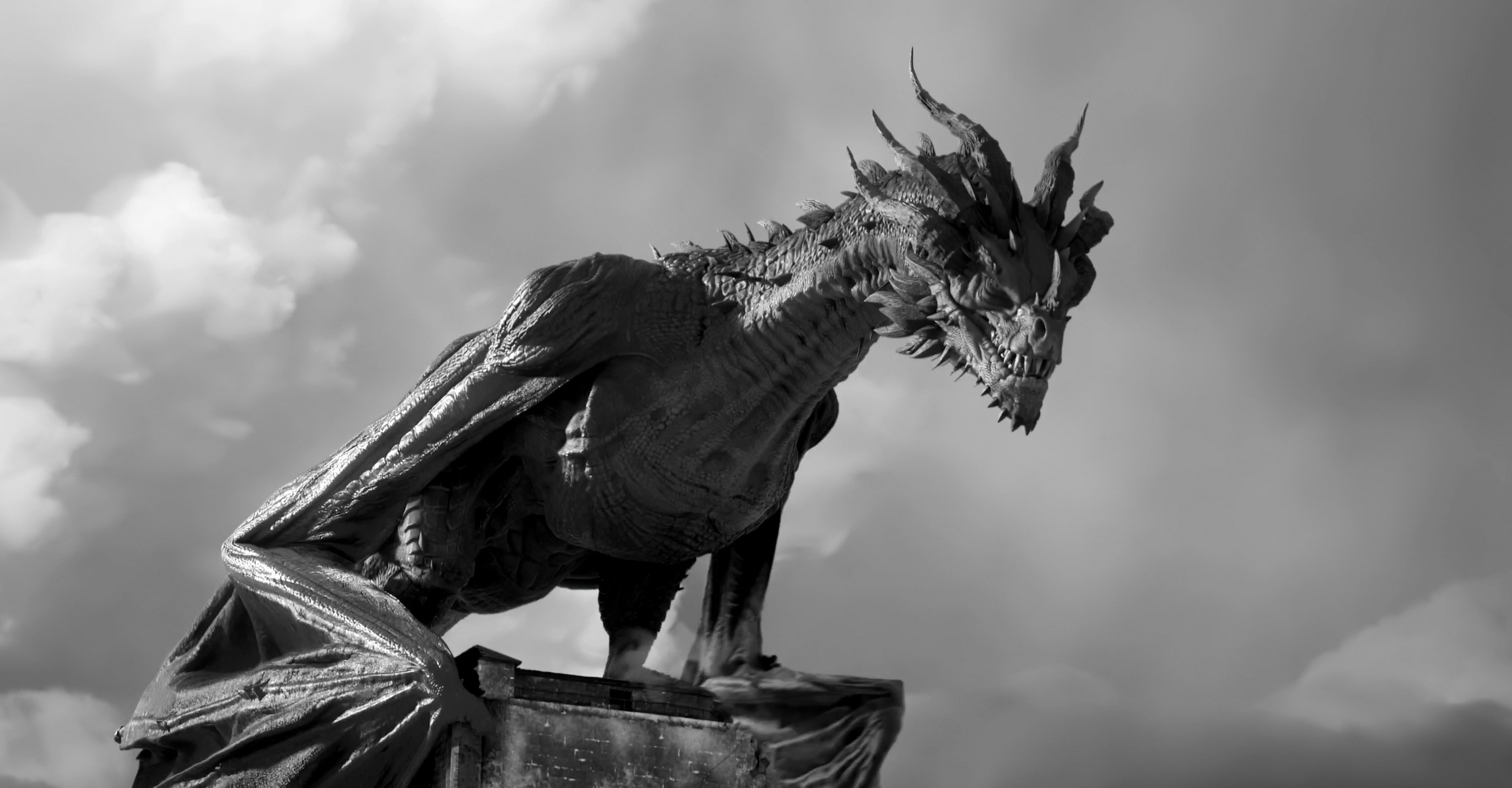 Visuel d'un dragon en 3D, VFX par Hocus Pocus Studio