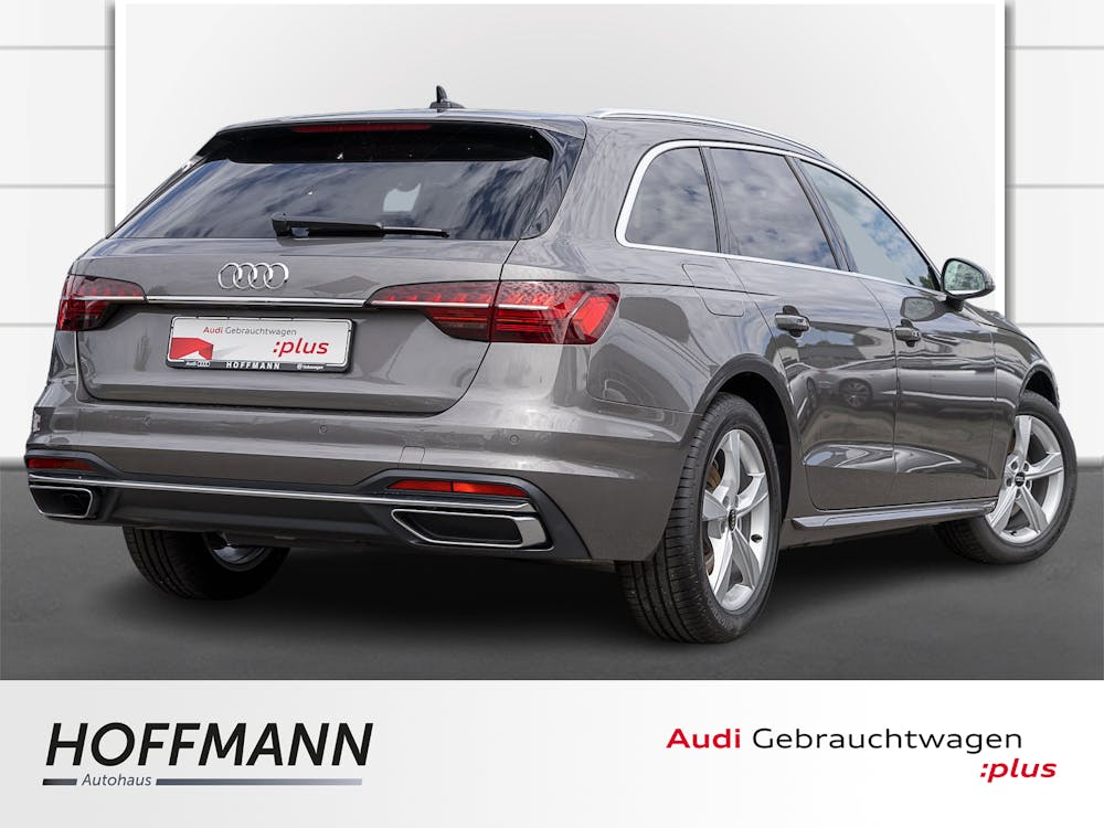 Audi Gebrauchtwagen der Woche A4 Avant 40 TDI advanced jetzt bereits ab 399 Euro monatlich bei Ihrem Autohaus Friedrich Hoffmann leasen.