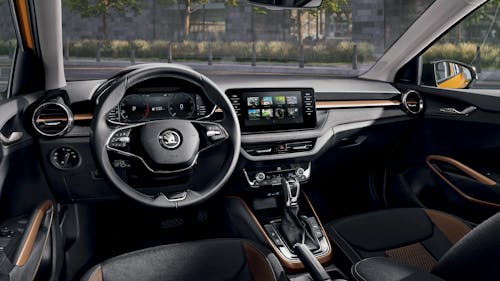 Cockpit des Skoda Fabia