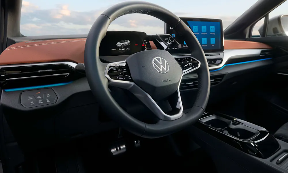 Blick auf das Cockpit des VW ID.5