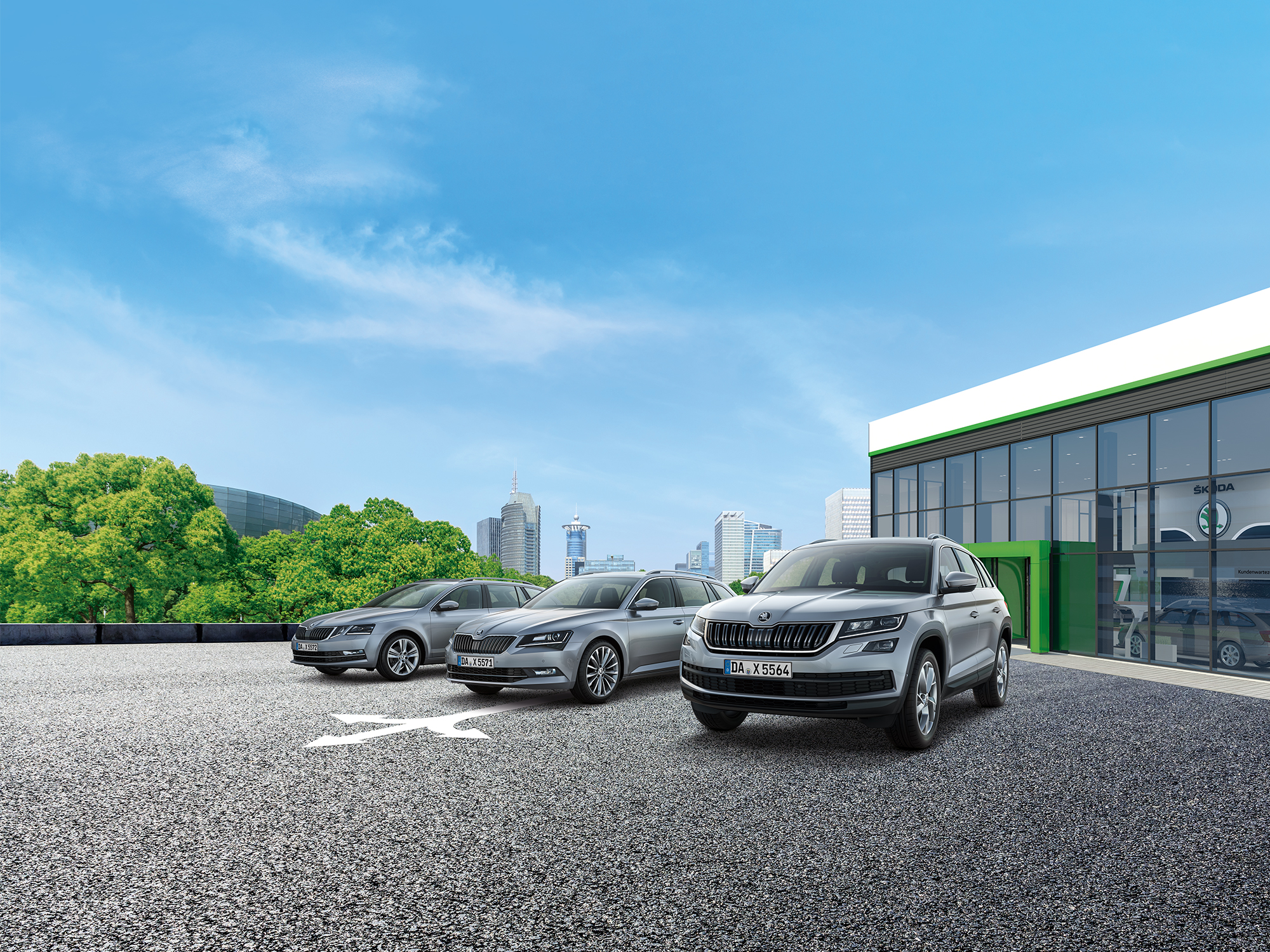 SOFORT VORRÄTIGE ŠKODA JAHRESWAGEN.