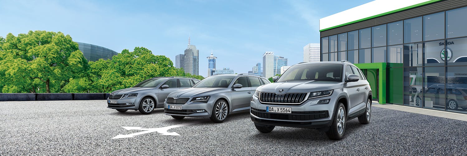 SOFORT VORRÄTIGE ŠKODA JAHRESWAGEN.