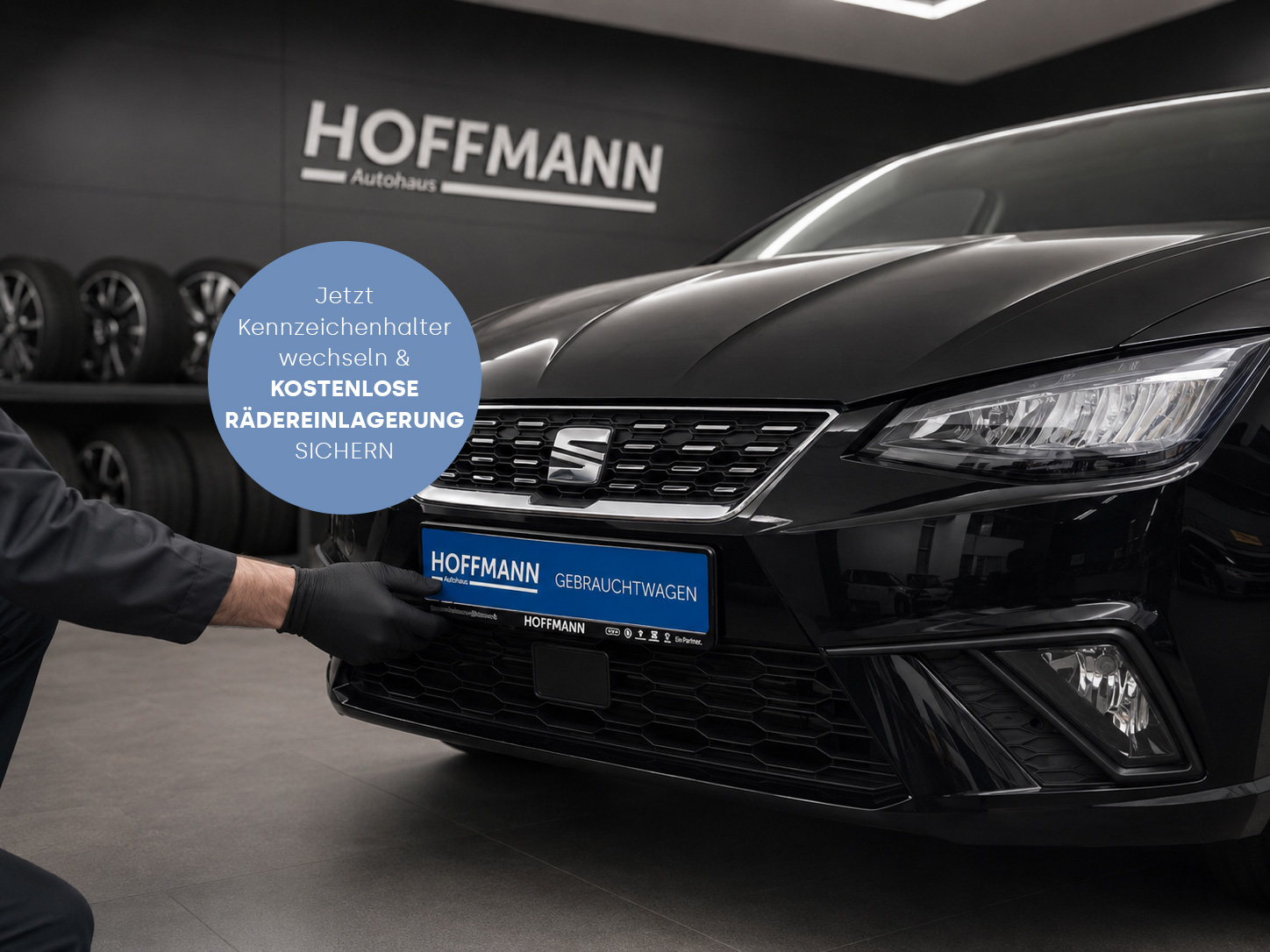 Cupra Hoffmann Kennzeichenhalter Wechsel aktion