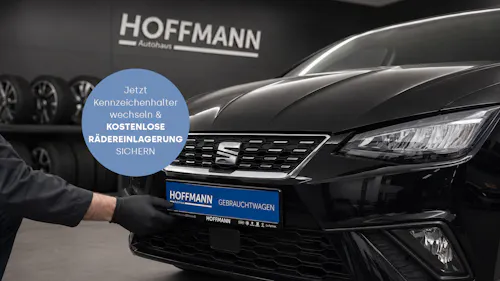 Cupra Hoffmann Kennzeichenhalter Wechsel aktion