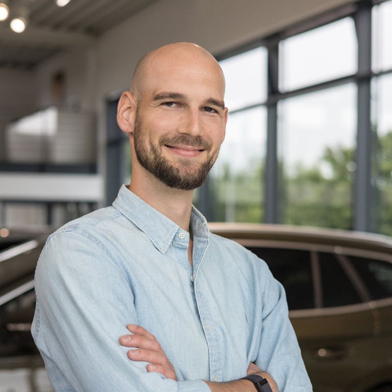 Laurent Moog vom Autohaus Hoffmann Bottendorf