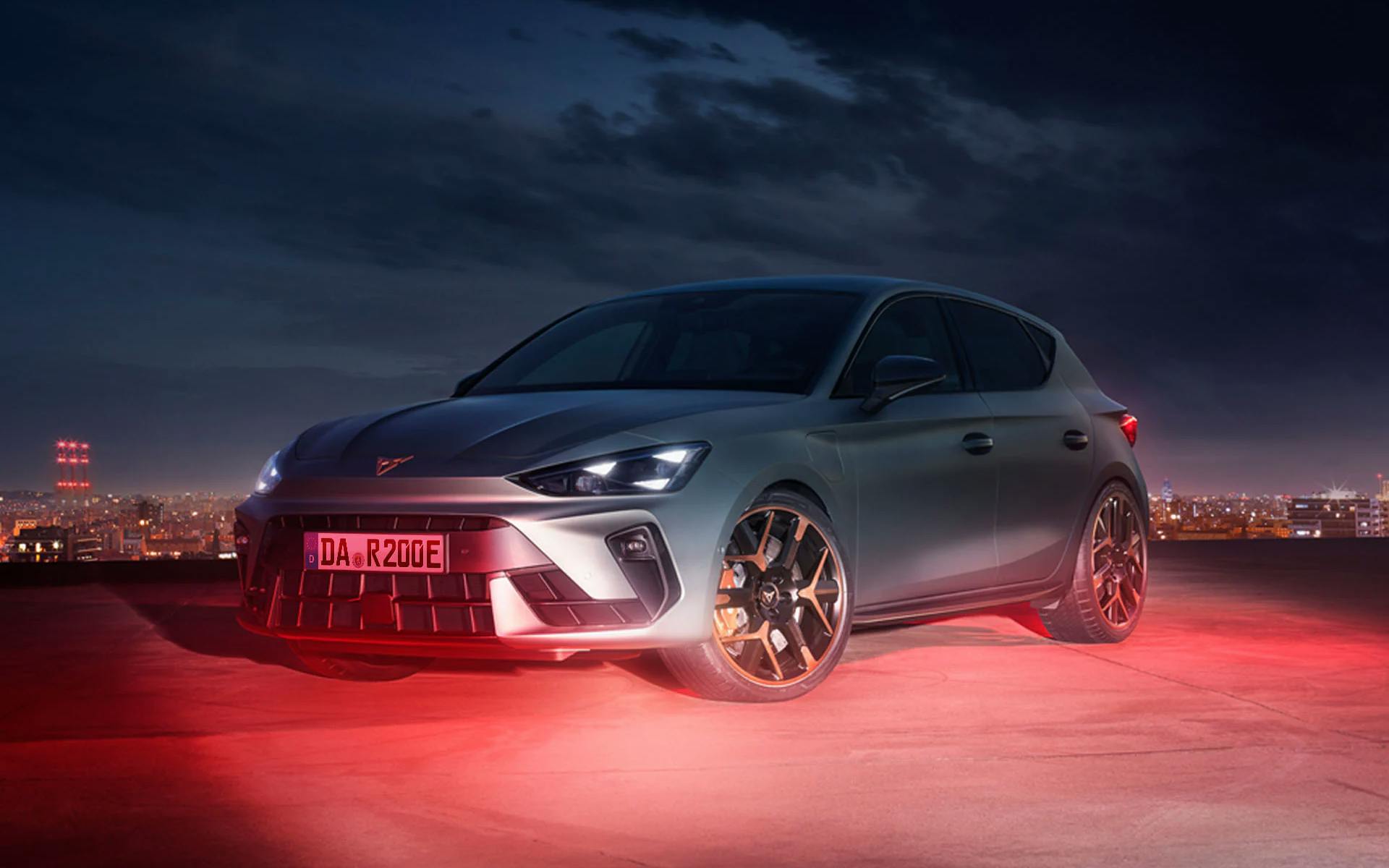 CUPRA Leon aus der Vogelperspektive