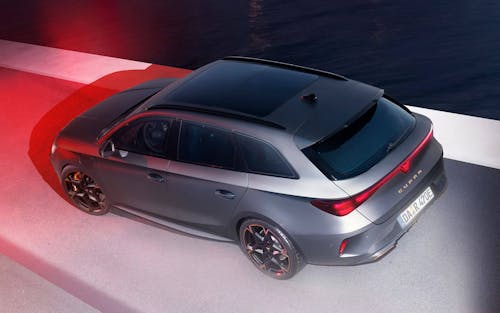 CUPRA Leon aus der Vogelperspektive