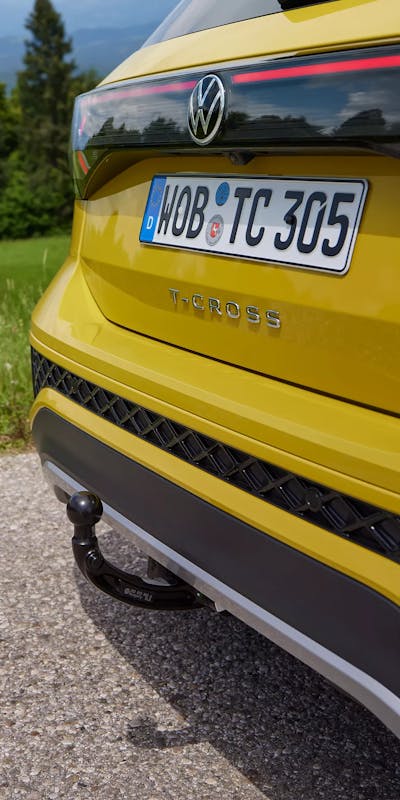 Detailansicht vom Heck des VW T-Across