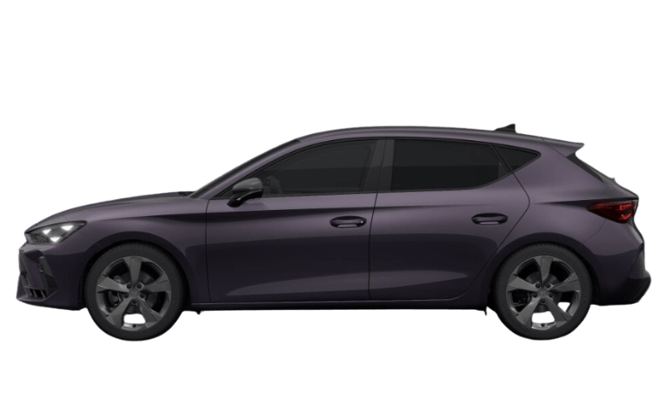 Midnight Cupra Leon mit transparenten Hintergrund