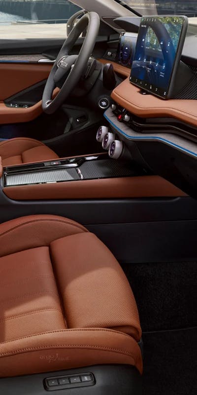 Vorderer Innenraum des Skoda Superb