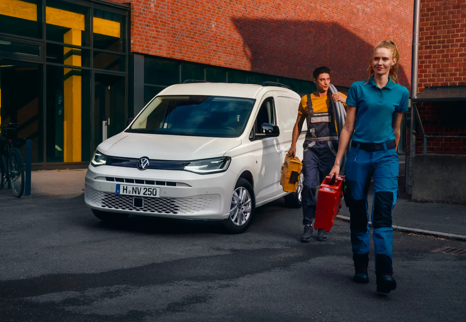 Nutzfahrzeug, das mit neuem Fahrtenschreiber ausgestattet wurde.