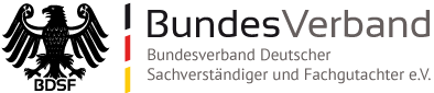 Logo des Bundesverbandes Deutscher Sachverständiger und Fachgutachter e.V.