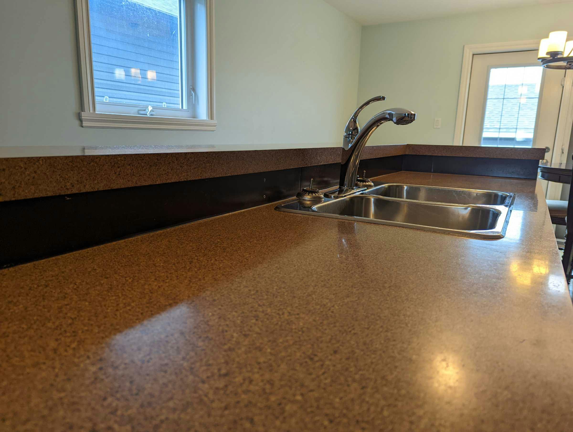 Arbrite countertops with small sink