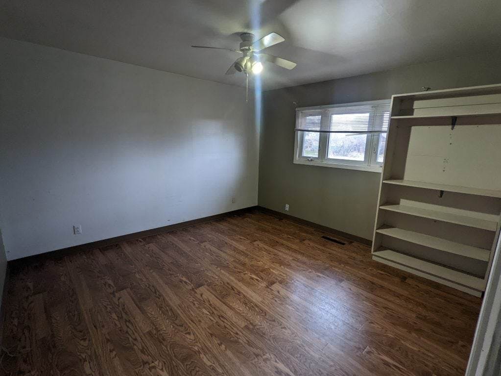 Empty master bedroom in realtor listing