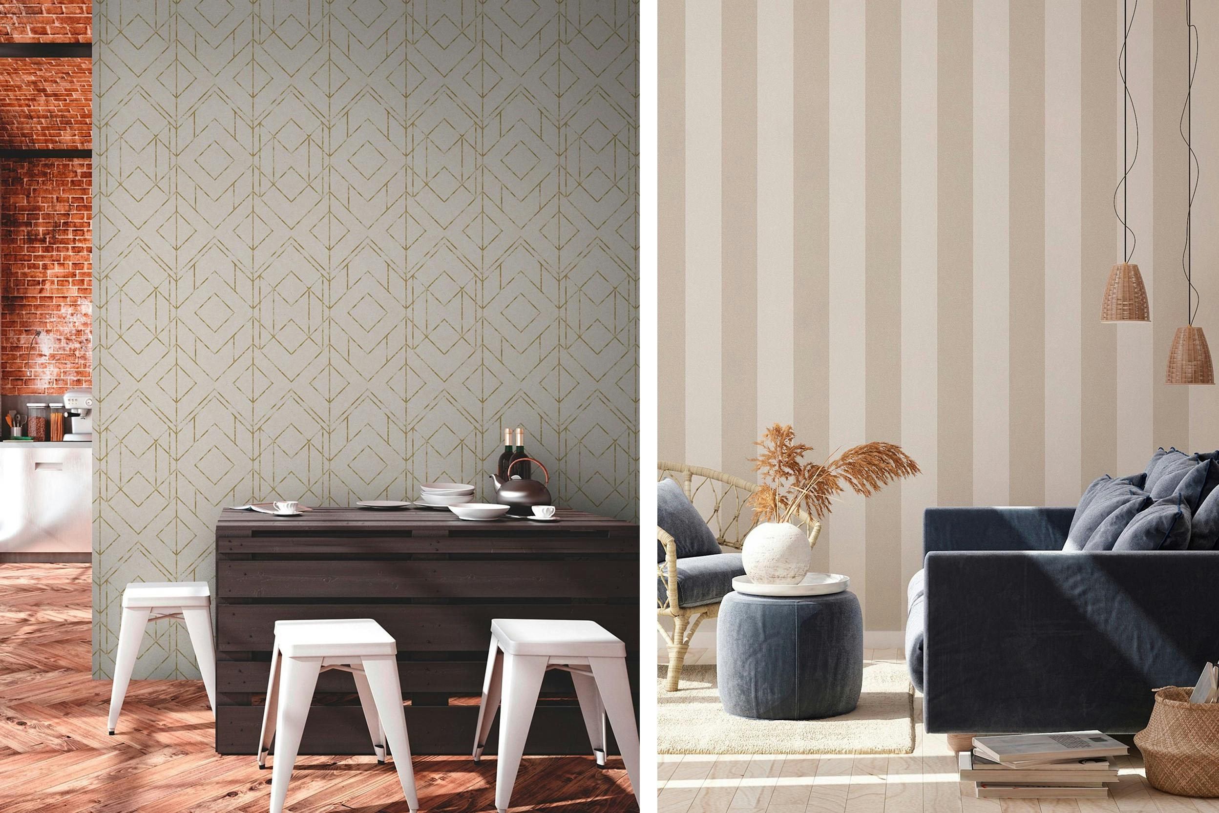 Behang over behang heen plakken | home24 Behang Over Behang Heen Plakken | Home24
