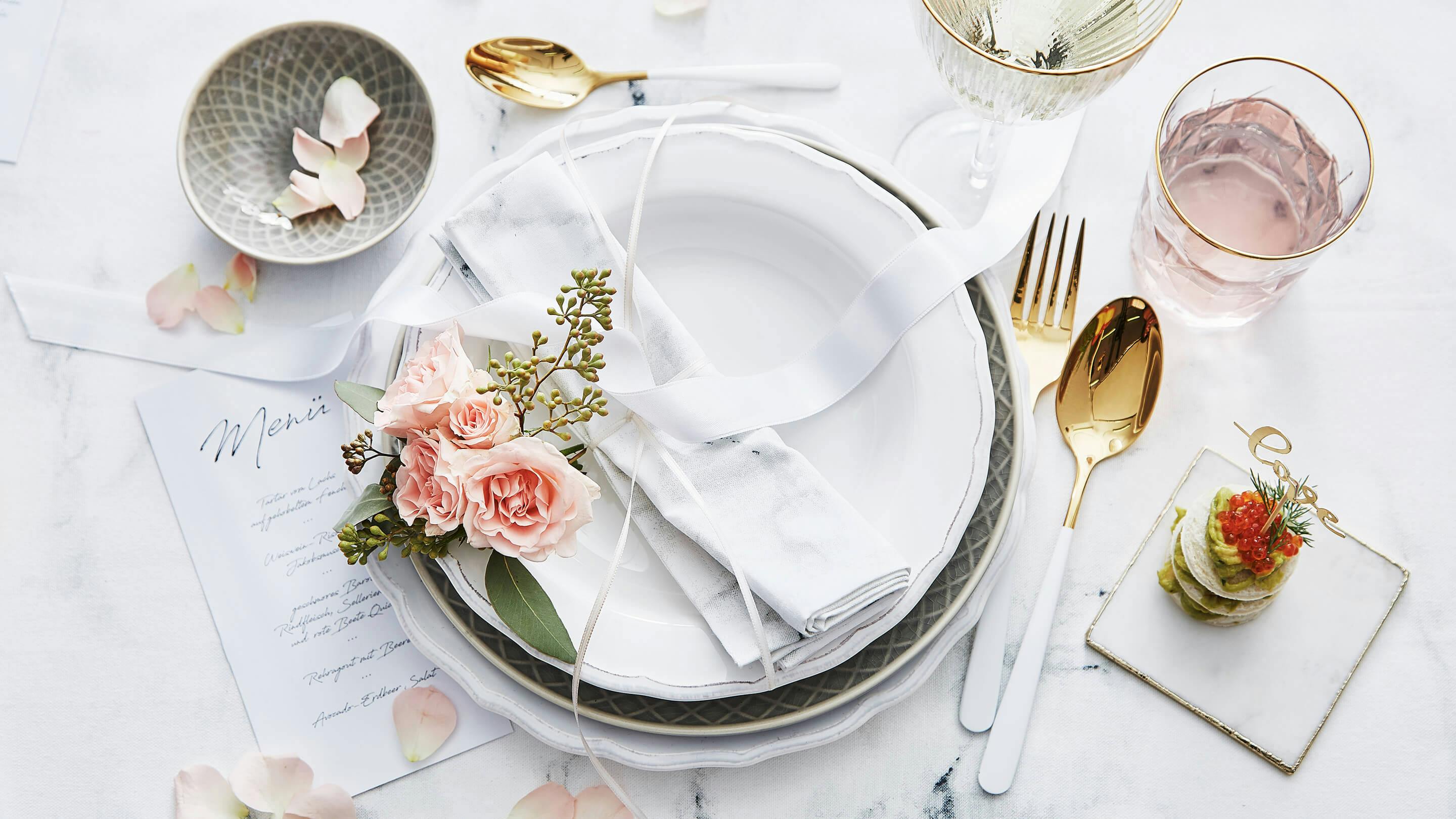 Hochzeitstisch dekoriert BUTLERS