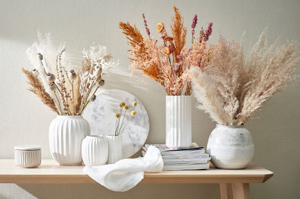 BUTLERS dekorieren mit Trockenblumen