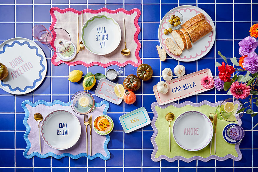 VACANZA gedeckter Tisch von BUTLERS