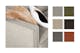 Collage met de klassieke meubelstof geweven stof Maila voor gestoffeerde meubels uit de serie Fort Dodge by kollected, geschikt voor alle woonstijlen zoals Scandi, modern, natuurlijk of landelijk en verkrijgbaar in een breed kleurenpalet met neutrale tinten zoals grijs, grijsbruin, donkergrijs en beige, maar ook olijfgroen en terracotta.
