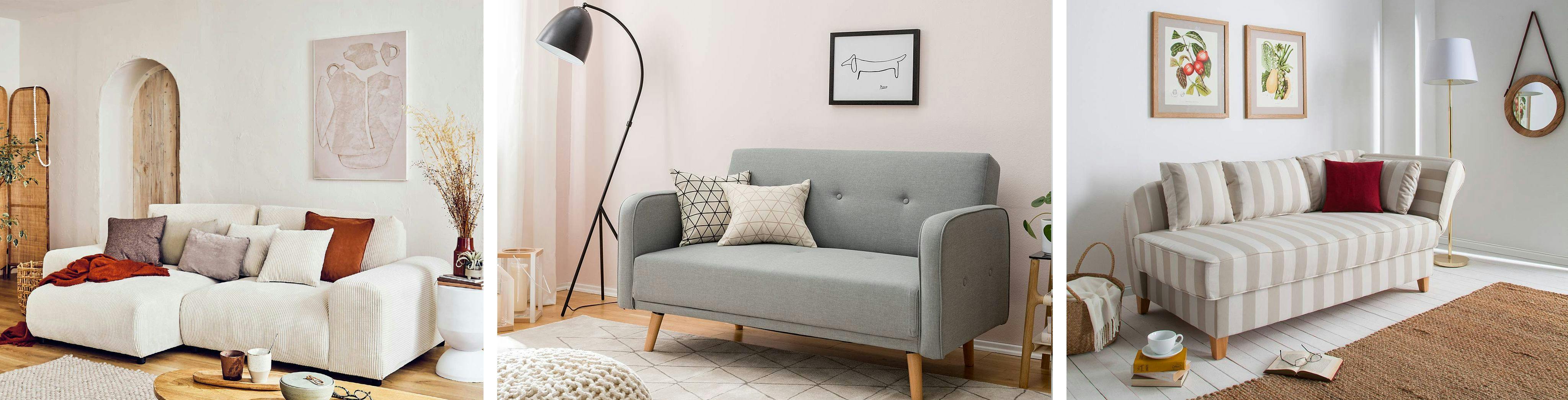 Gemütliches Sofa für kleine Räume: unsere Tipps | home24