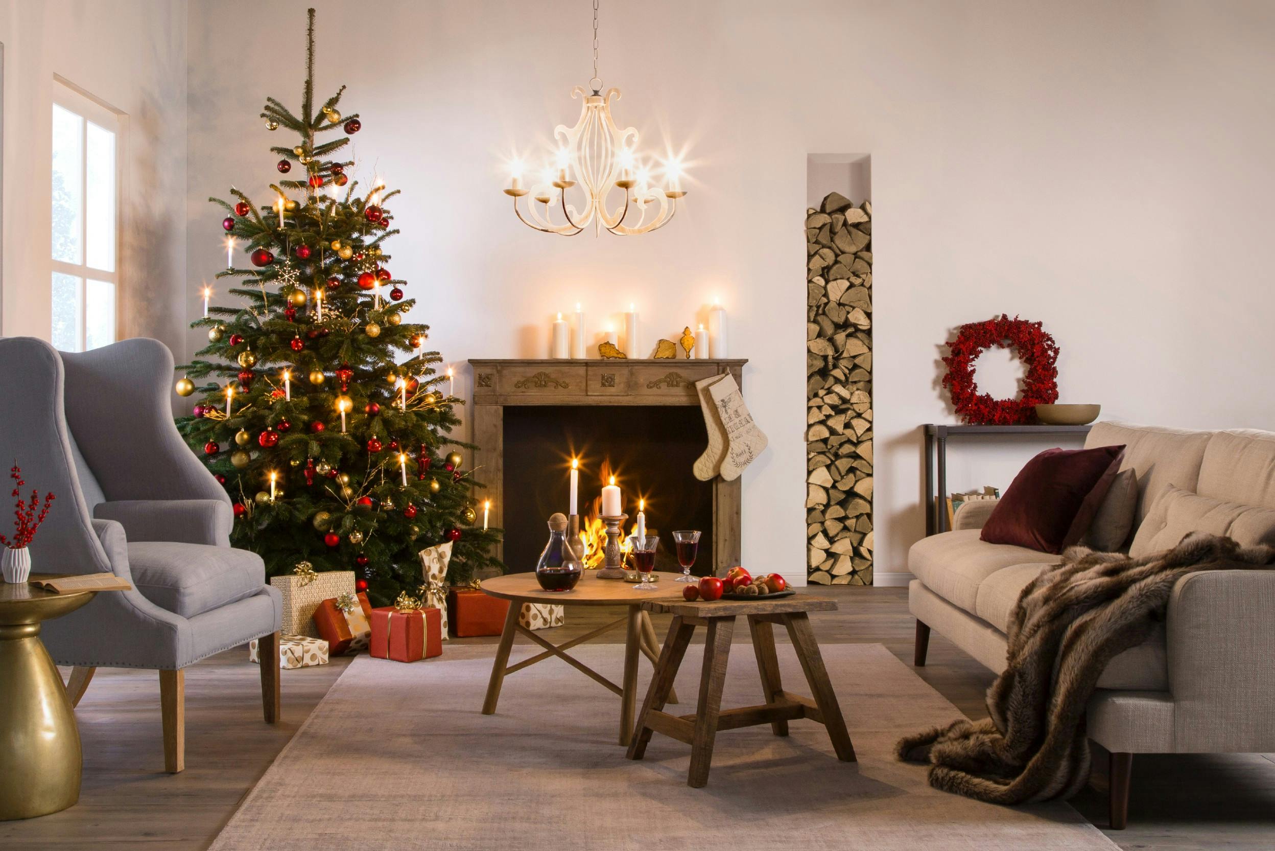 Schöne Weihnachtsdeko Ideen für dein Wohnzimmer   home20