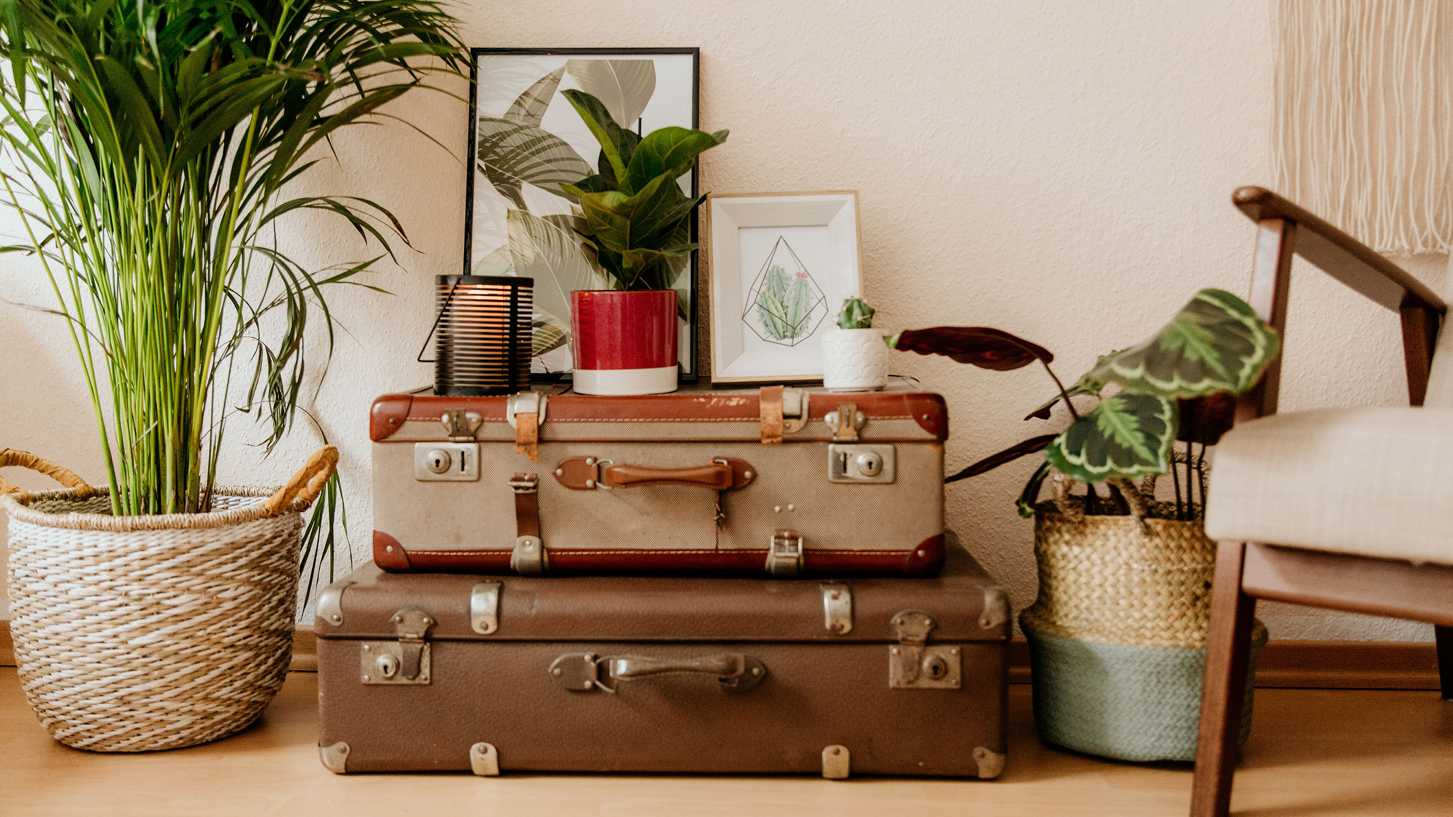 Urban Jungle-Wohnstil (Marke der Vasen und Deko-Objekte: Butlers).