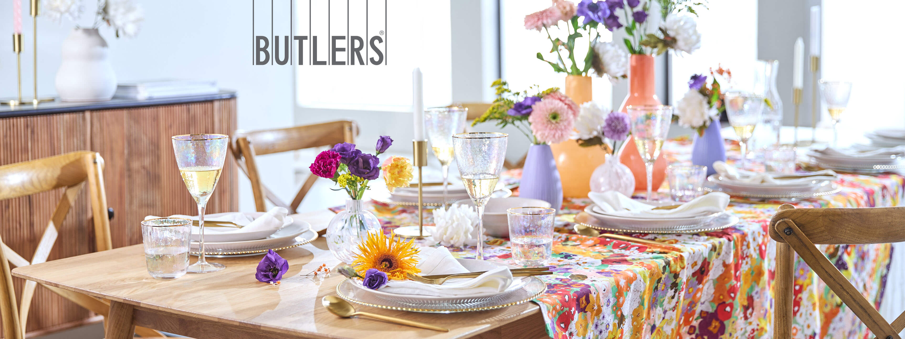 BUTLERS Golden Blossom gedeckter Tisch