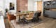 Festliches Esszimmer im Stilmix Industrial, Skandi, Landhaus