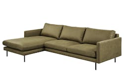 Ecksofa LANDOS mit Longchair links