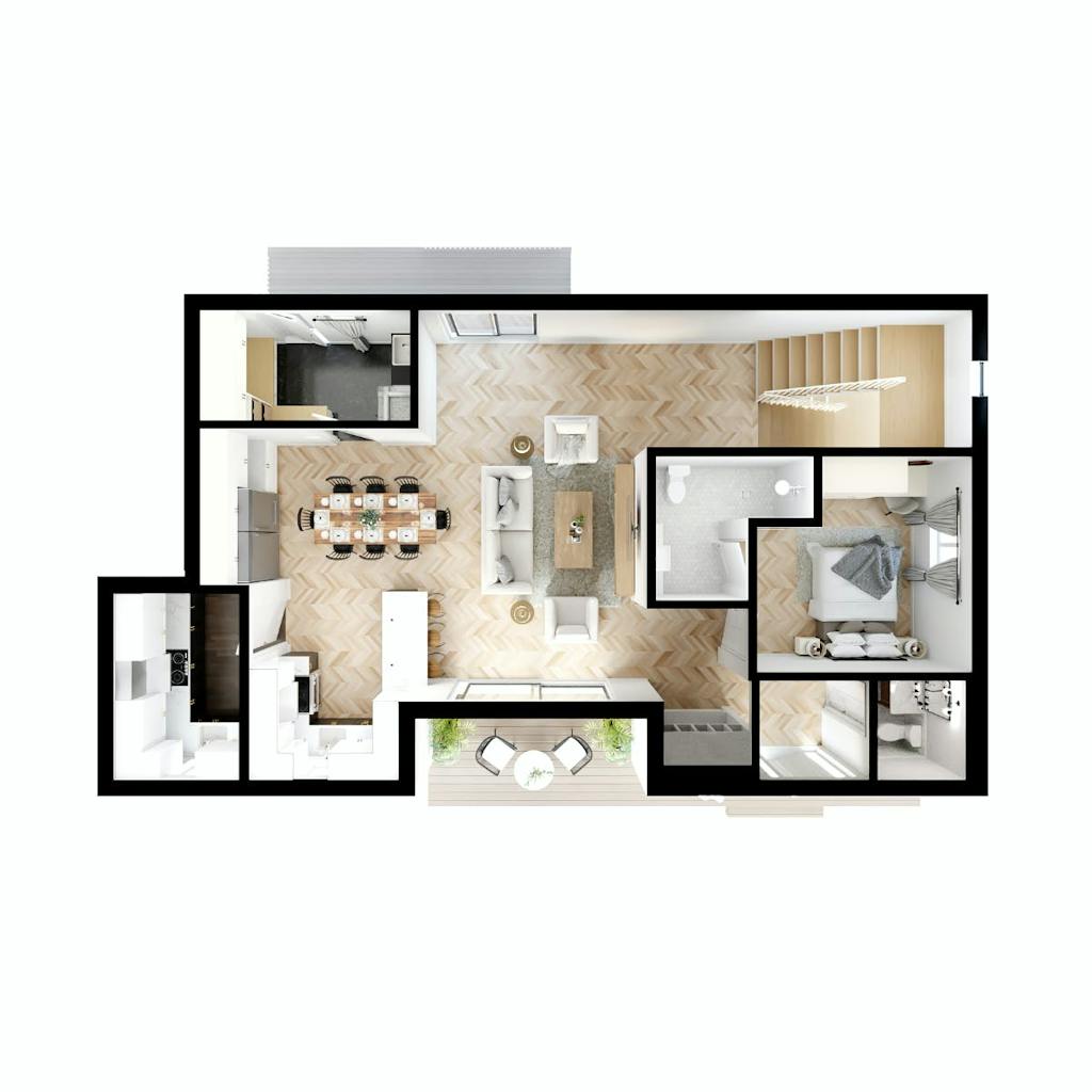 3D Floor Plan by HomeRender