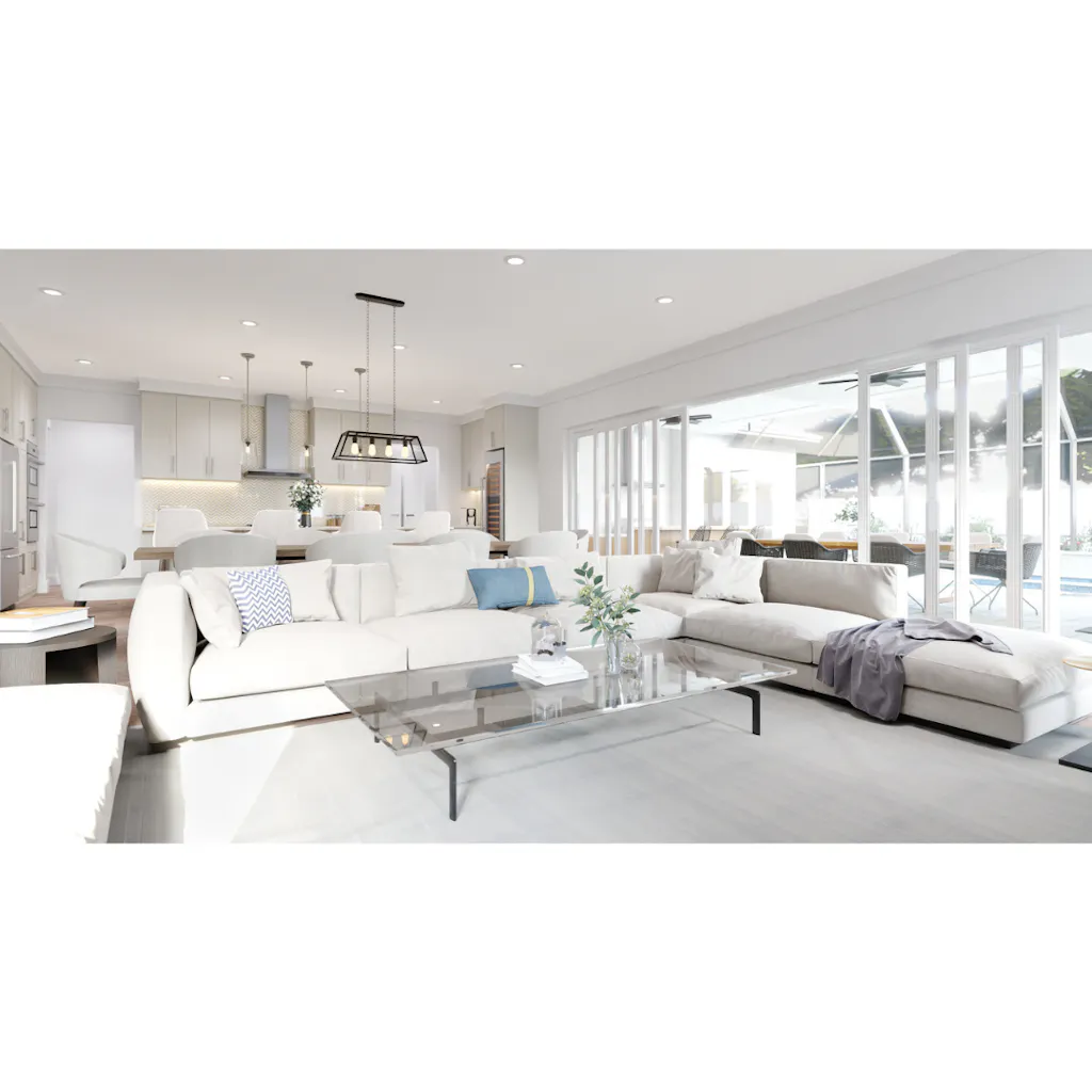 3D Render of a living room by HomeRender