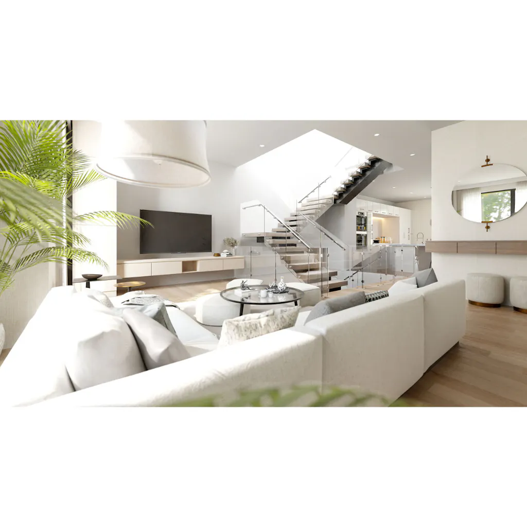 3D Render of a living room by HomeRender