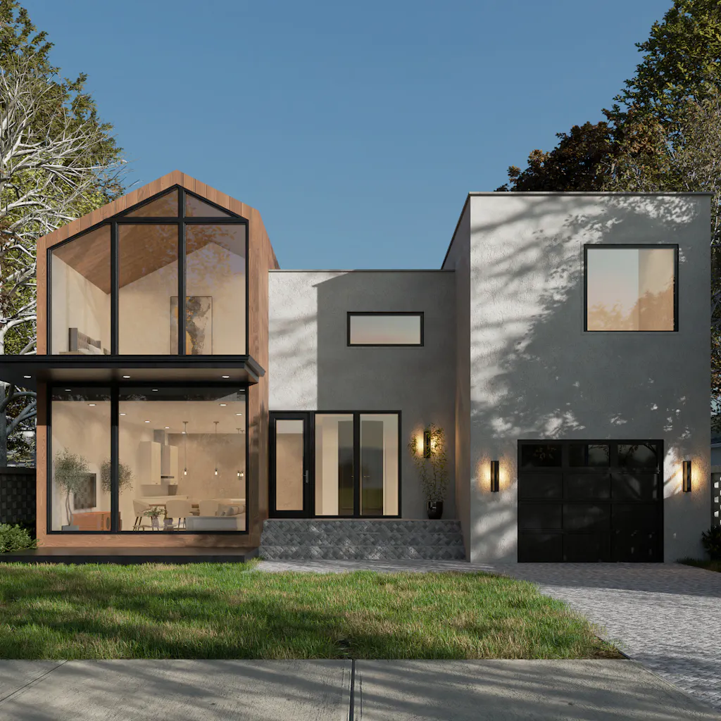 3D Render of a Scandinavian House by HomeRender