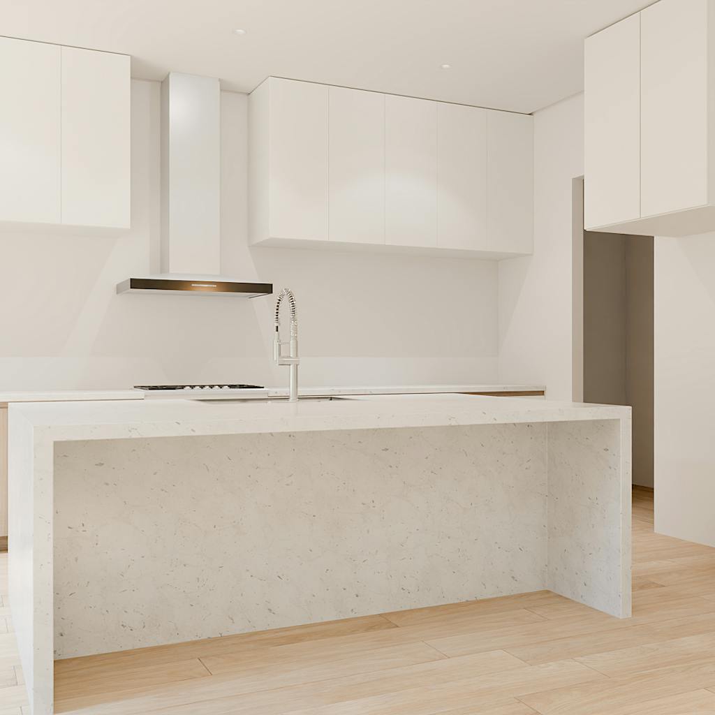 An image of an empty kitchen