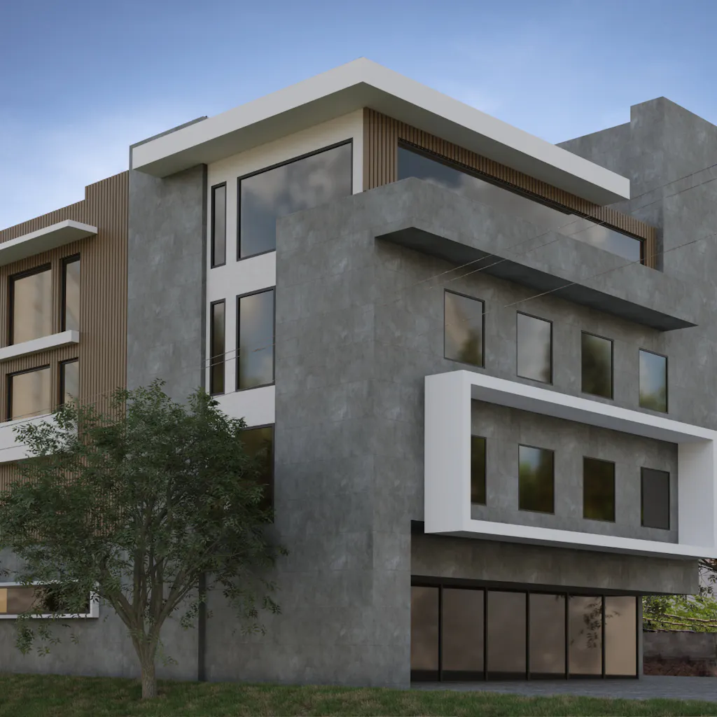 3D Exterior Rendering of a building by HomeRender