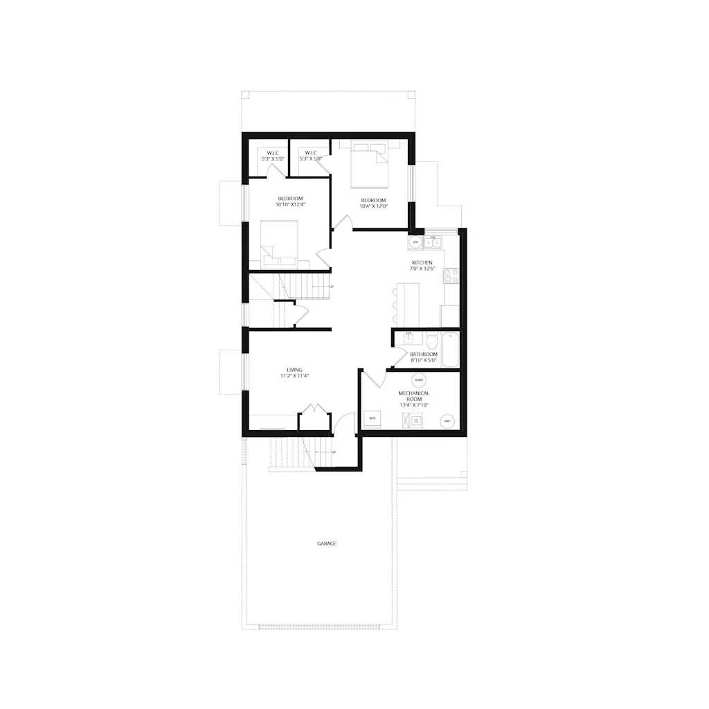 2D Plans for a single-family home by HomeRender