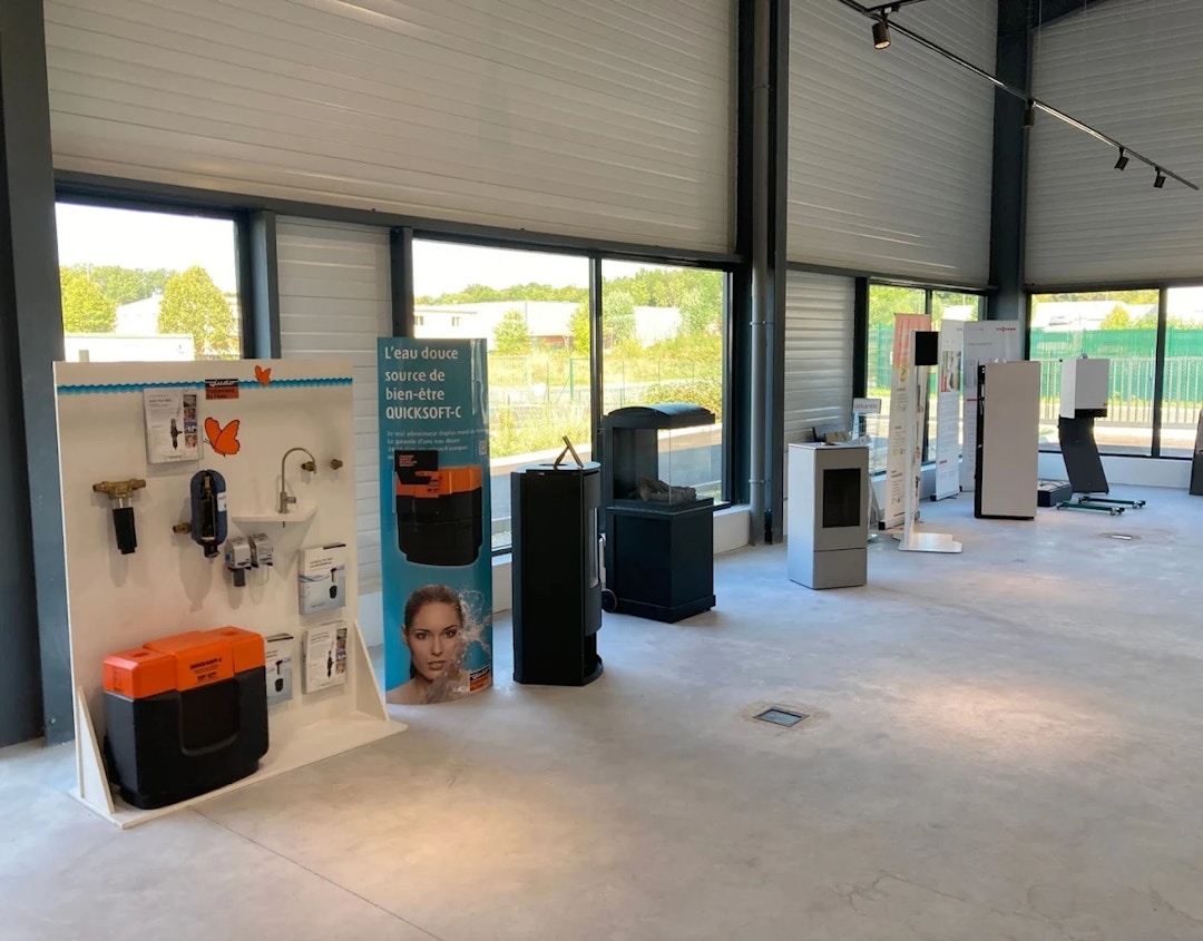 Showroom Aujard plomberie chauffage
