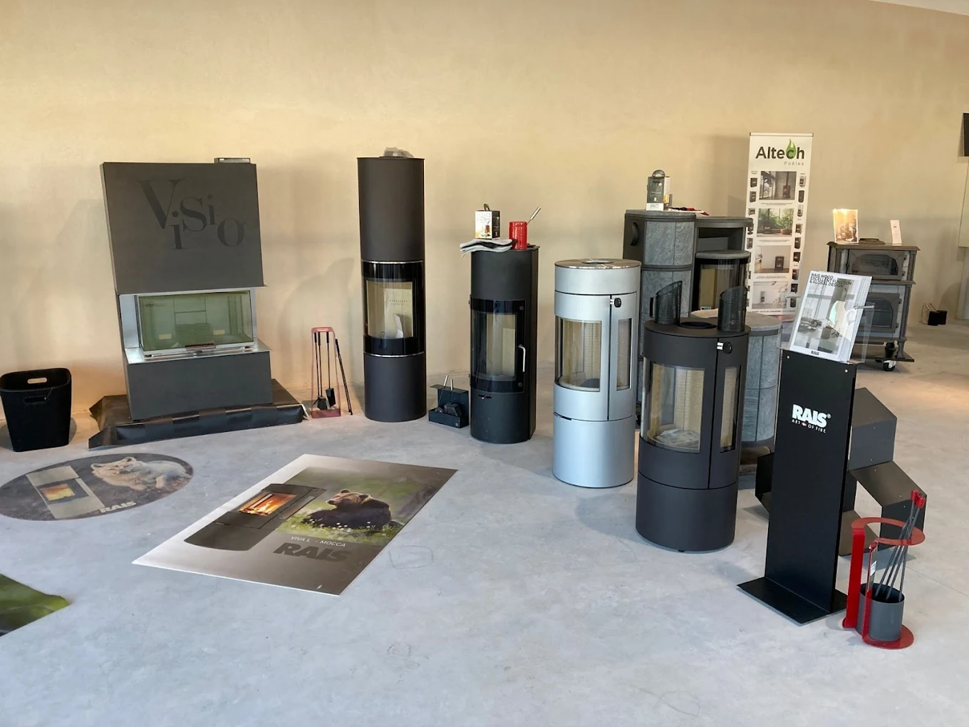 Showrrom Aujard chauffage au bois