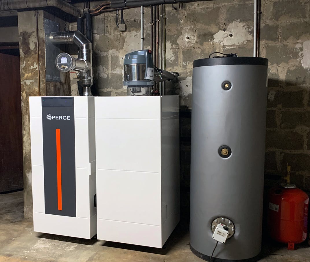 Chaudière à granulés de bois