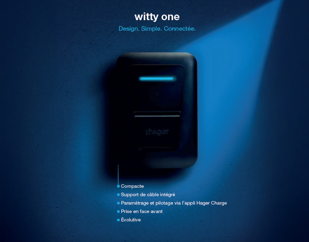 Borne de recharge à domicile Hager Witty One