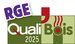 Logo qualification RGE QualiBois 2025