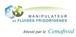 Les techniciens DEC Energies possèdent l'attestation d'aptitude à la manipulation des fluides frigorigènes