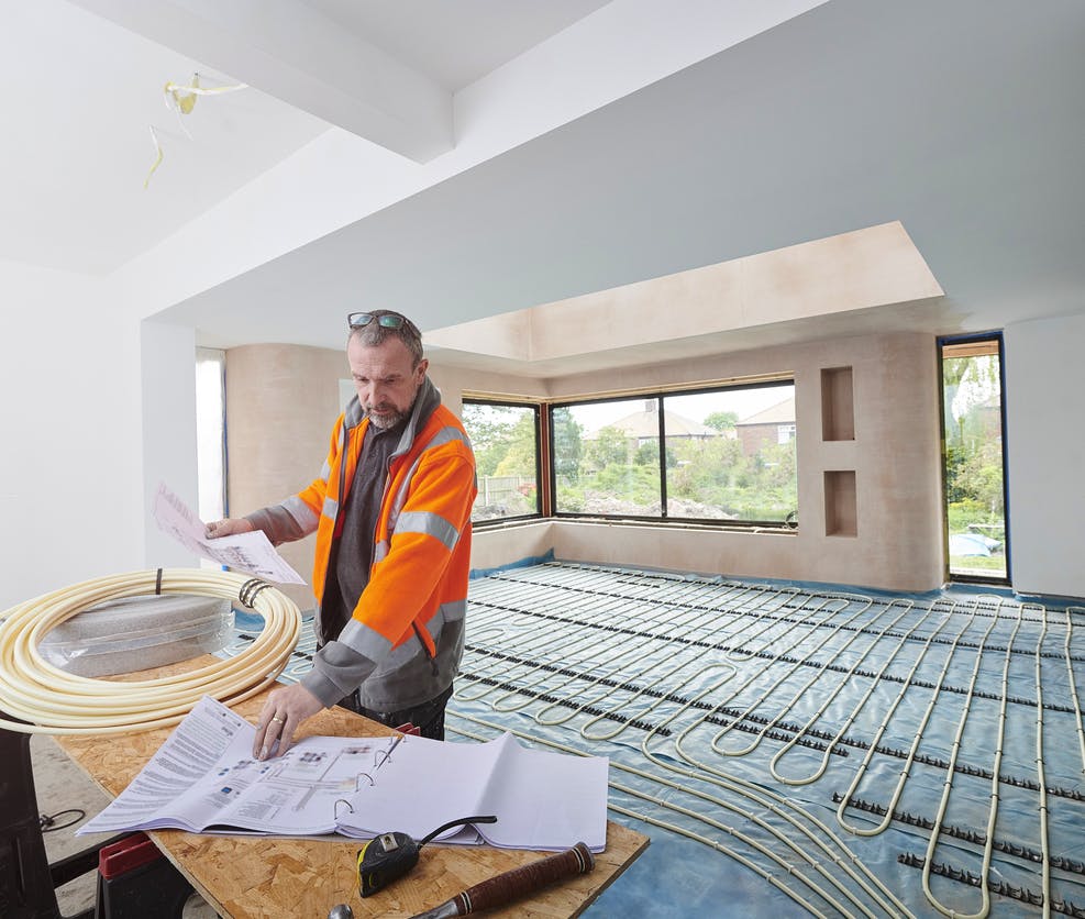 Chauffage au sol dans les Landes