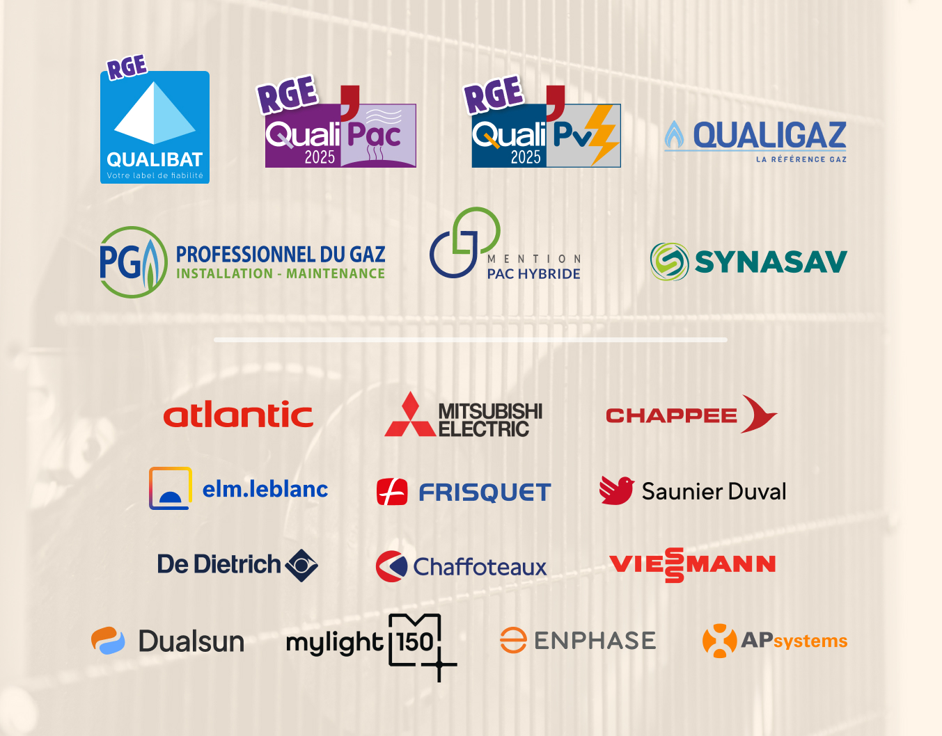 Tous nos certification et partenaires | EGS Energies