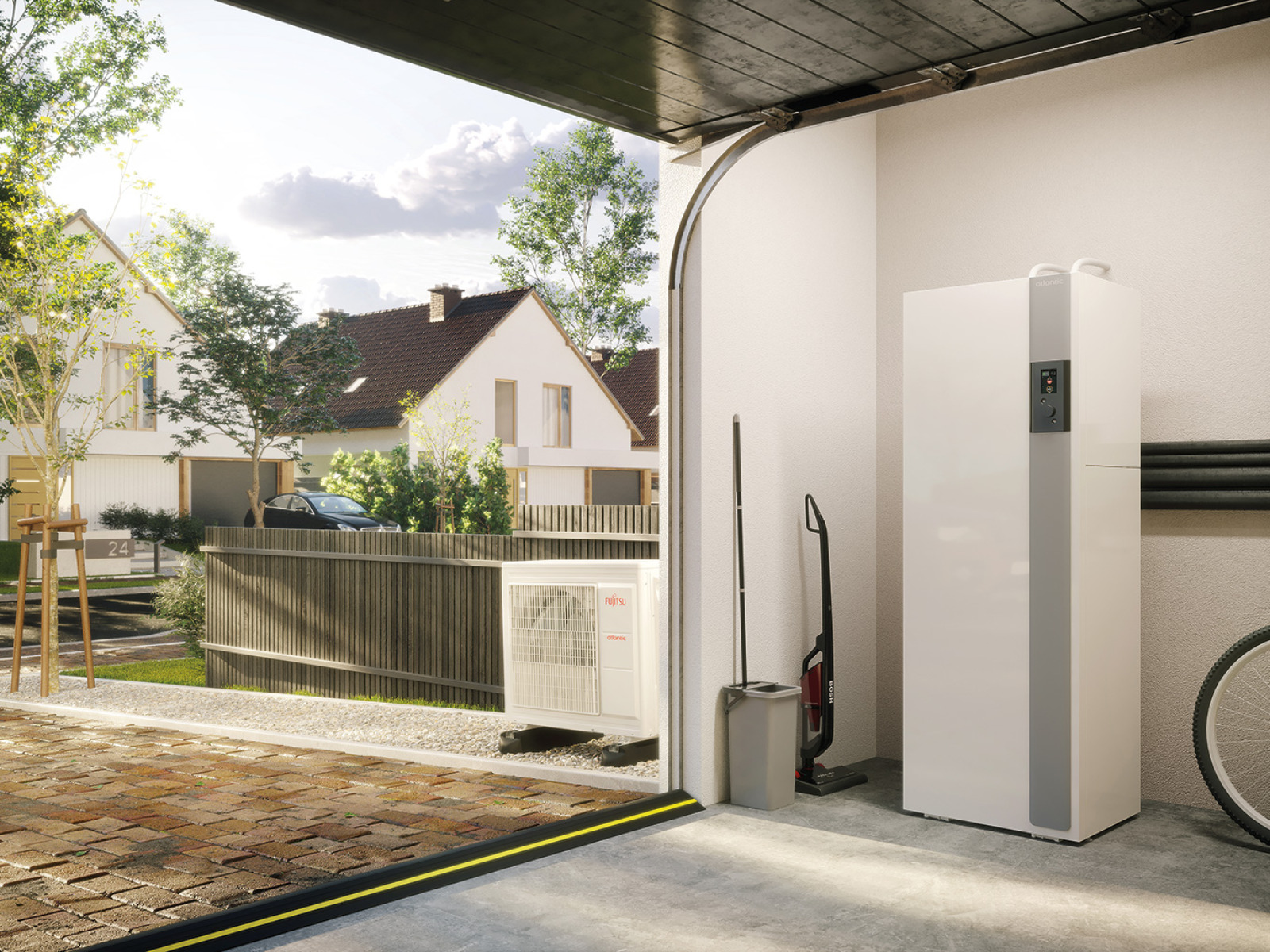 Pompe à chaleur air / eau bi-bloc Atlantic Alfea Extensa S Duo 6 kW