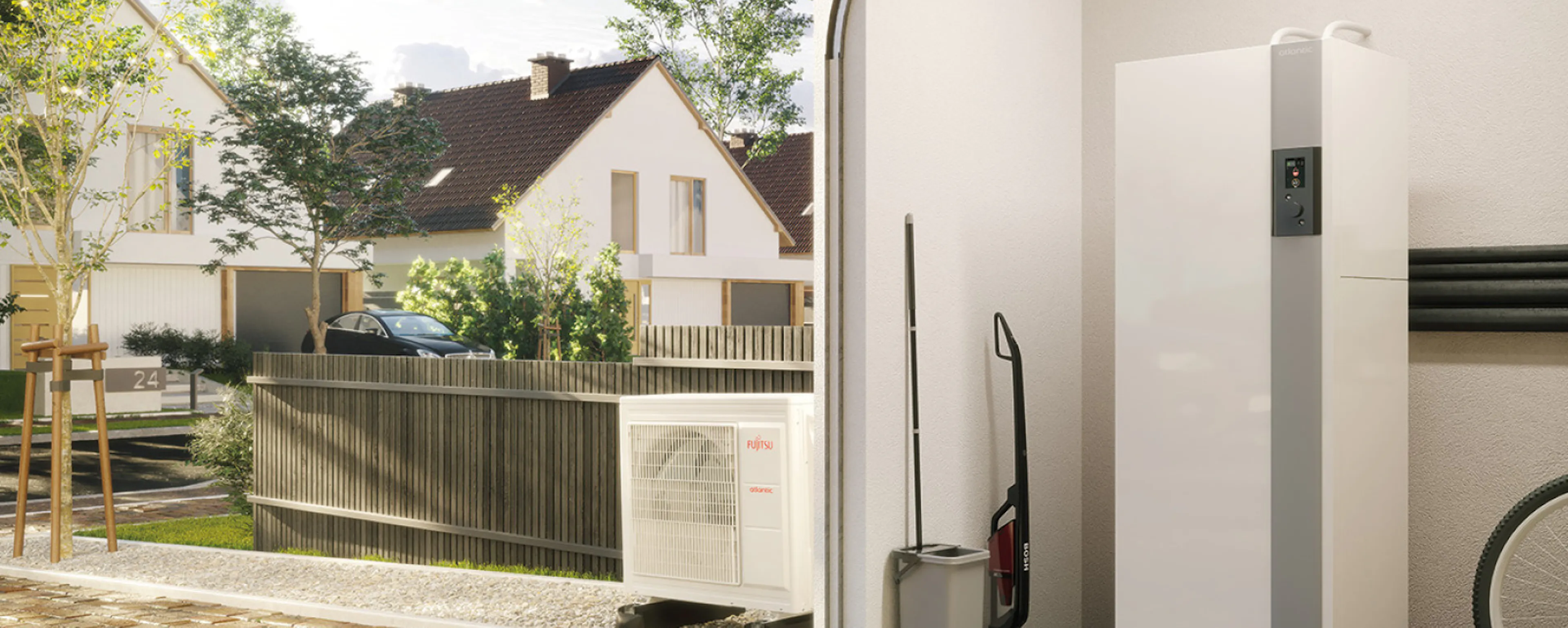 Pompe à chaleur air / eau bi-bloc Atlantic Alfea Extensa S Duo 6 kW