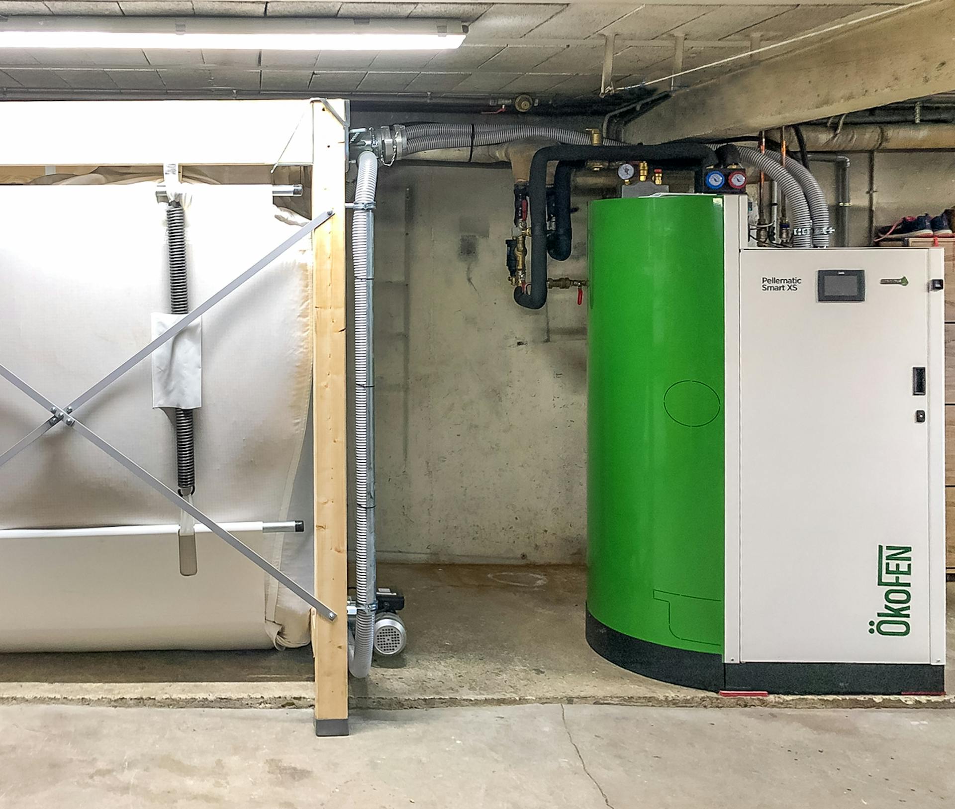 Installation de chaudière à granulés ÖkoFEN