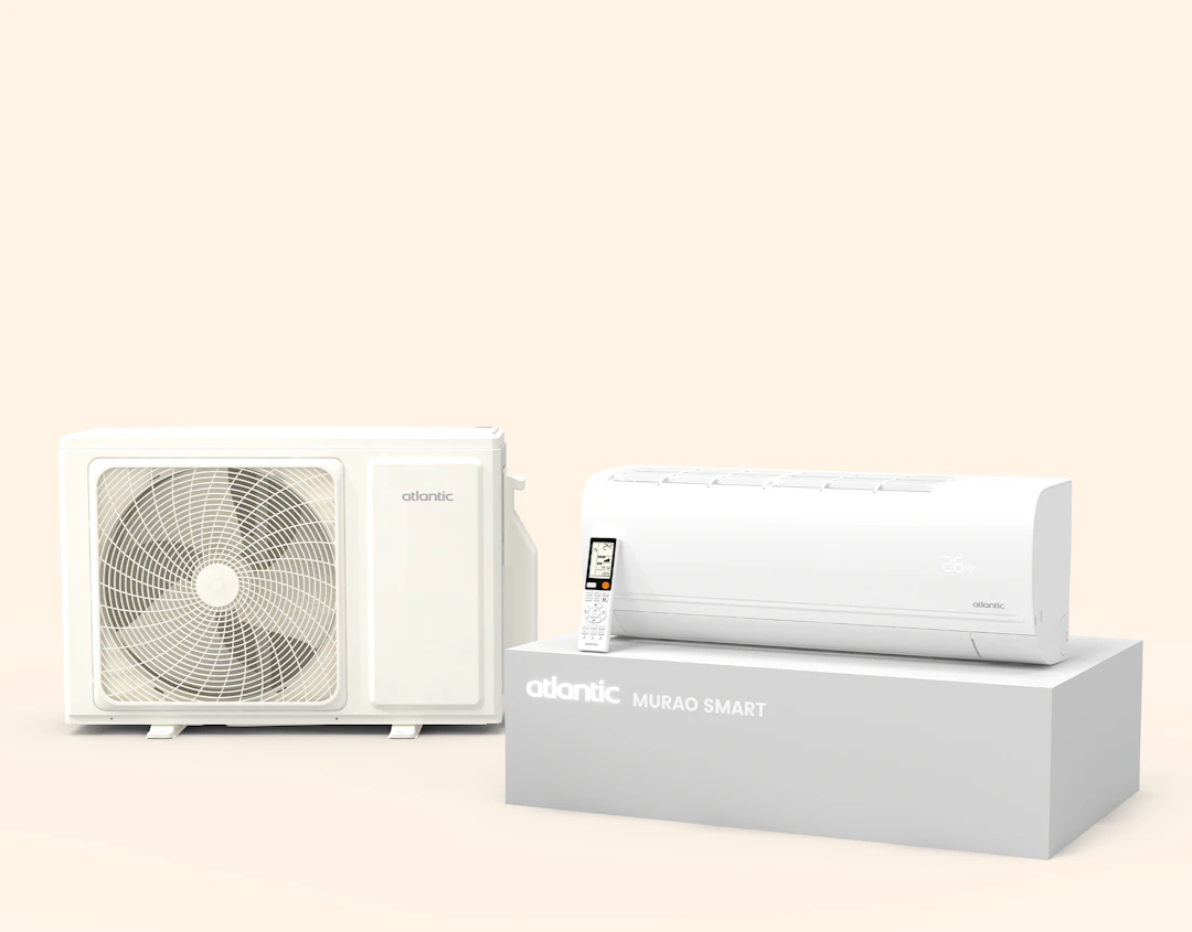 Climatisation Atlantic, unités extérieure et intérieure modèle Murao Smart