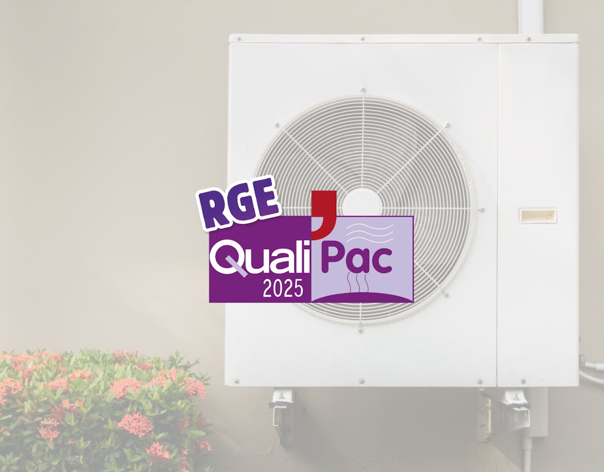 SBF Energies est certifiée RGE QualiPAC pour votre pompe à chaleur