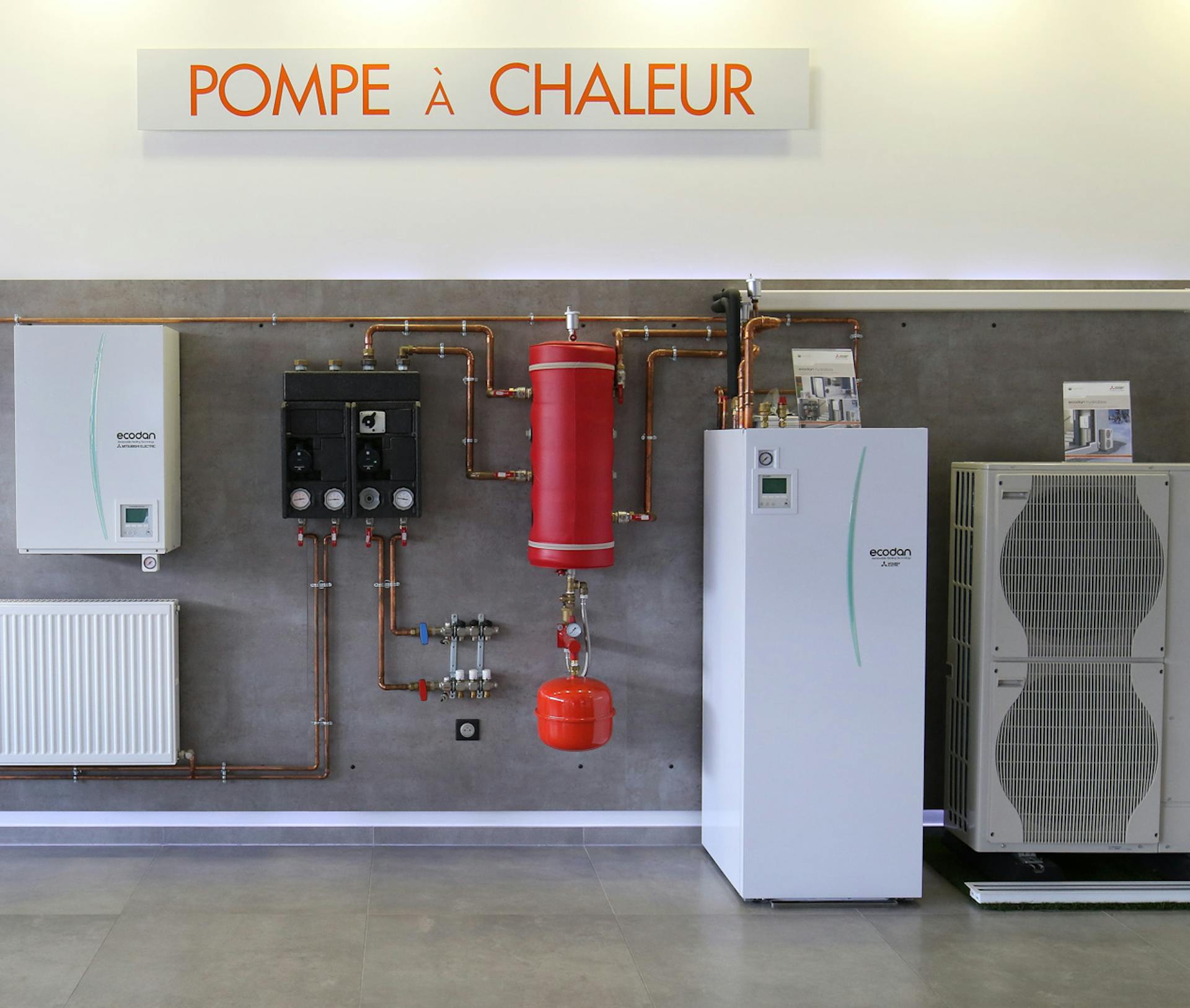 Installation de votre pompe à chaleur par votre chauffagiste SBF Energies